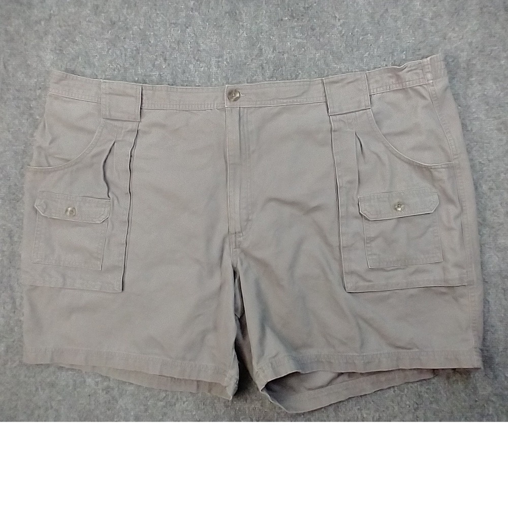 RedHead Mens Gray Cargo Shorts Size 54 Cotton Outdoor Utility Workwear